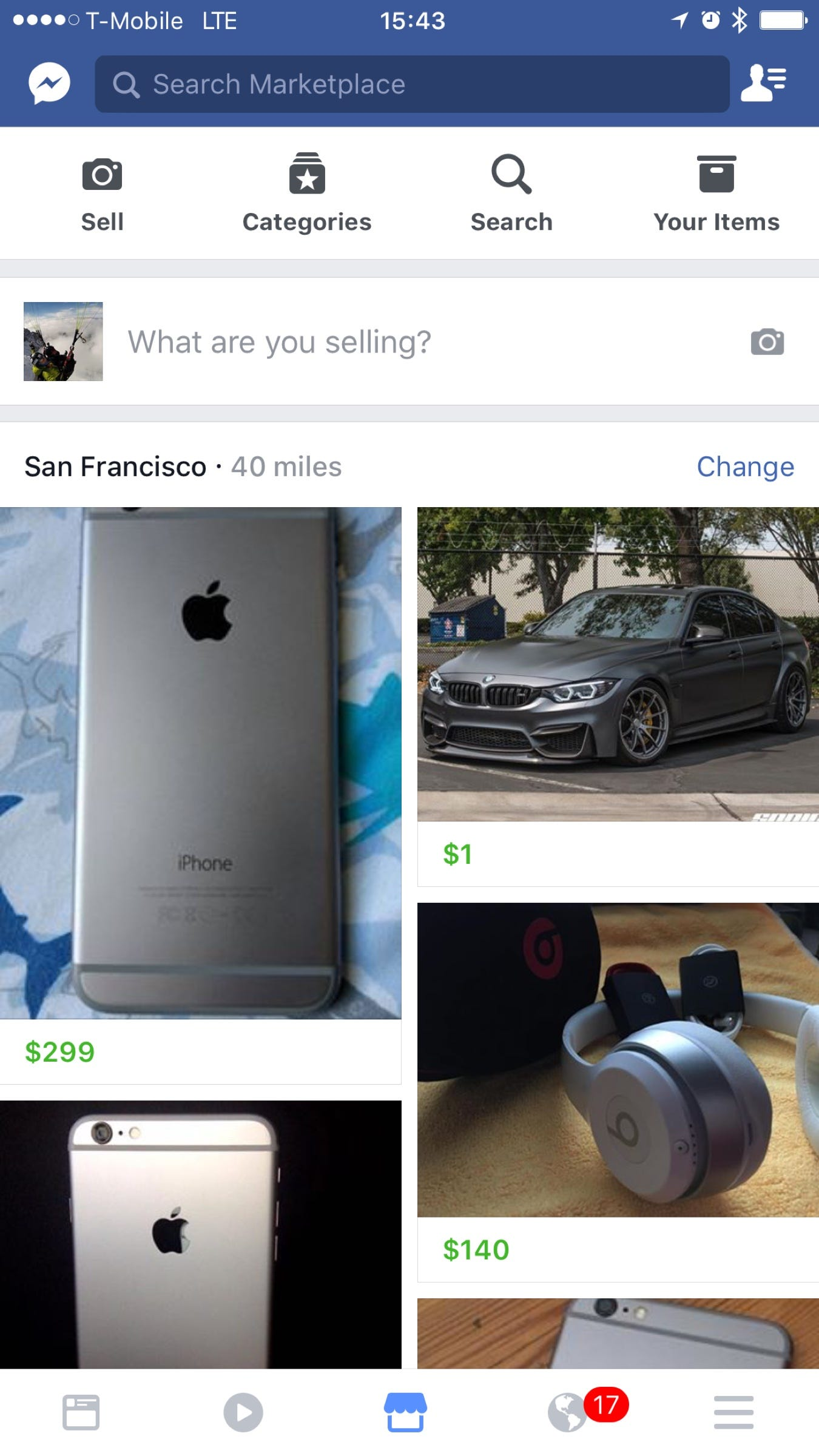 Facebook Marketplace Screenshot