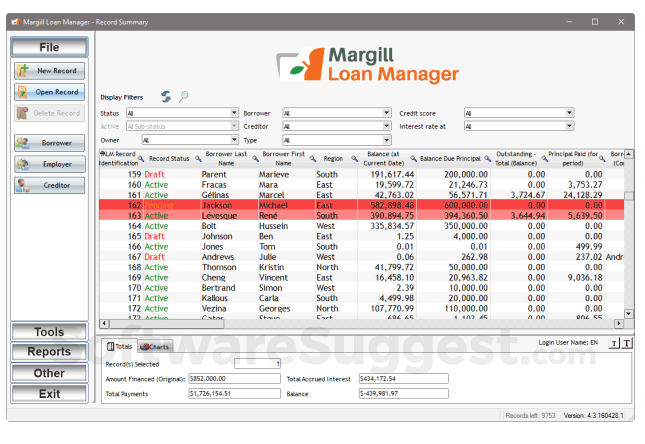 Margill Loan Manager capture d'écran