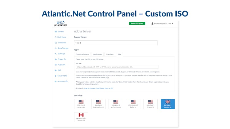 Atlantic.Net Cloud Platform capture d'écran