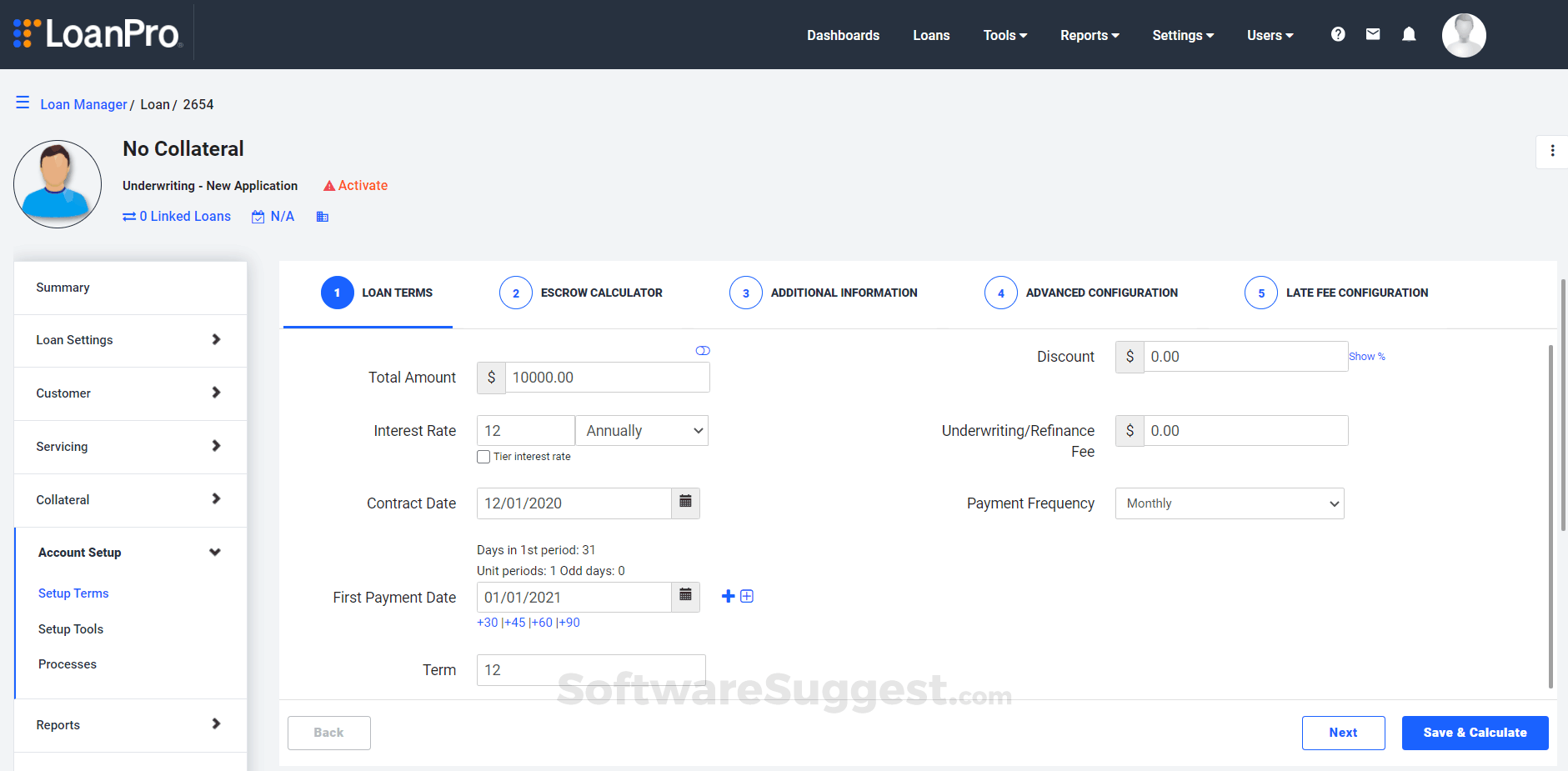 LoanPro Software capture d'écran