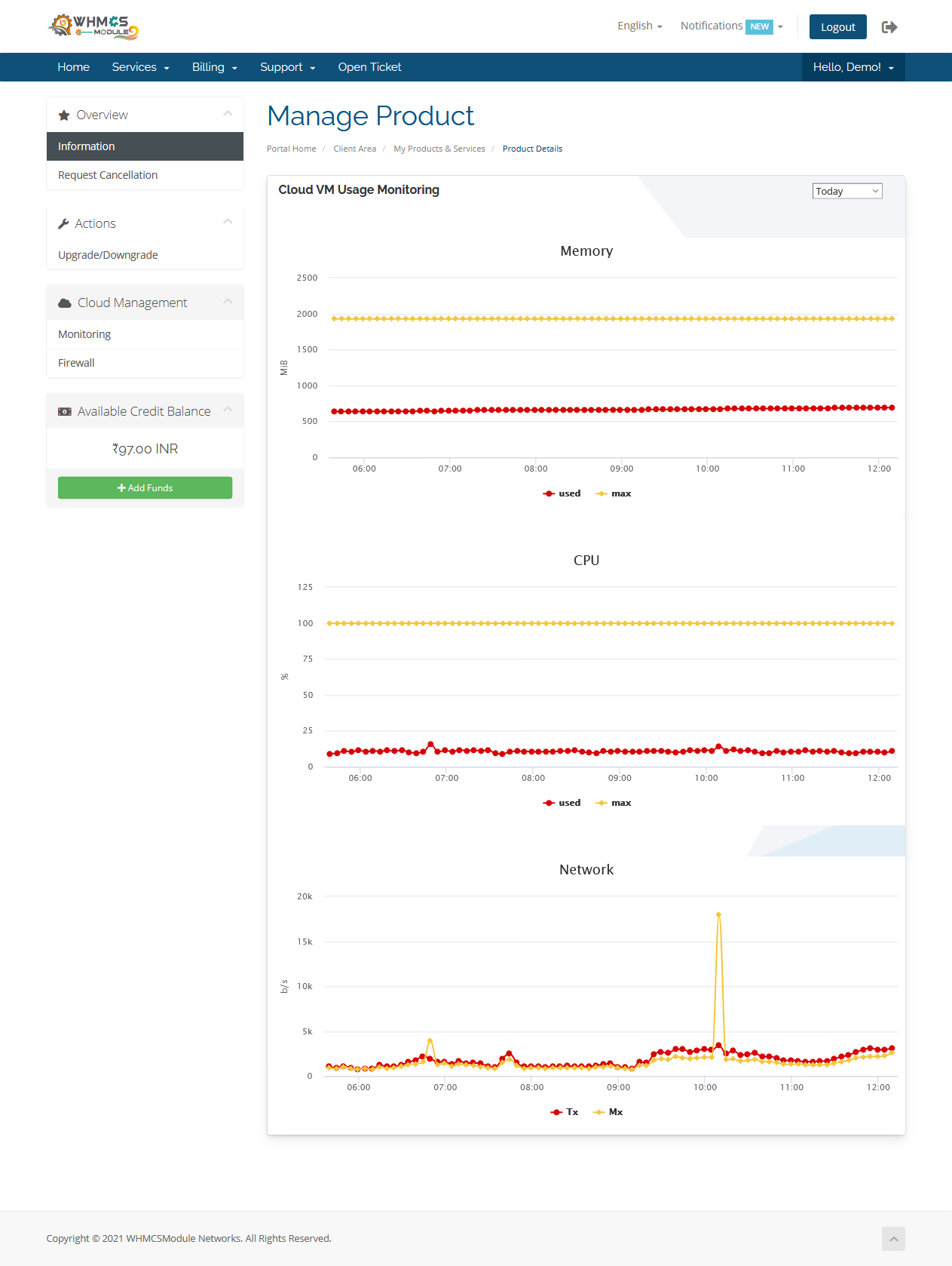 OVH Public Cloud capture d'écran