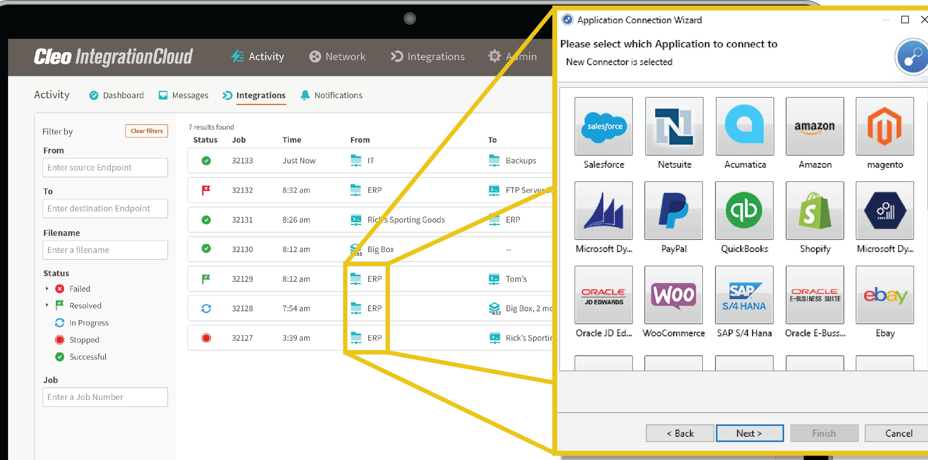 Cleo Integration Cloud capture d'écran