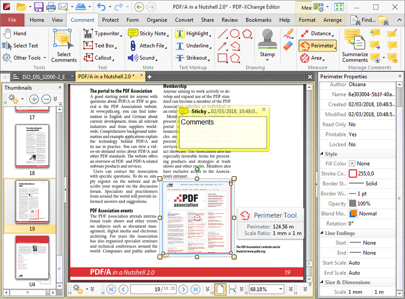 PDF-XChange Editor capture d'écran