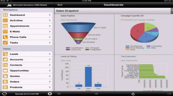 Dynamics Mobile capture d'écran