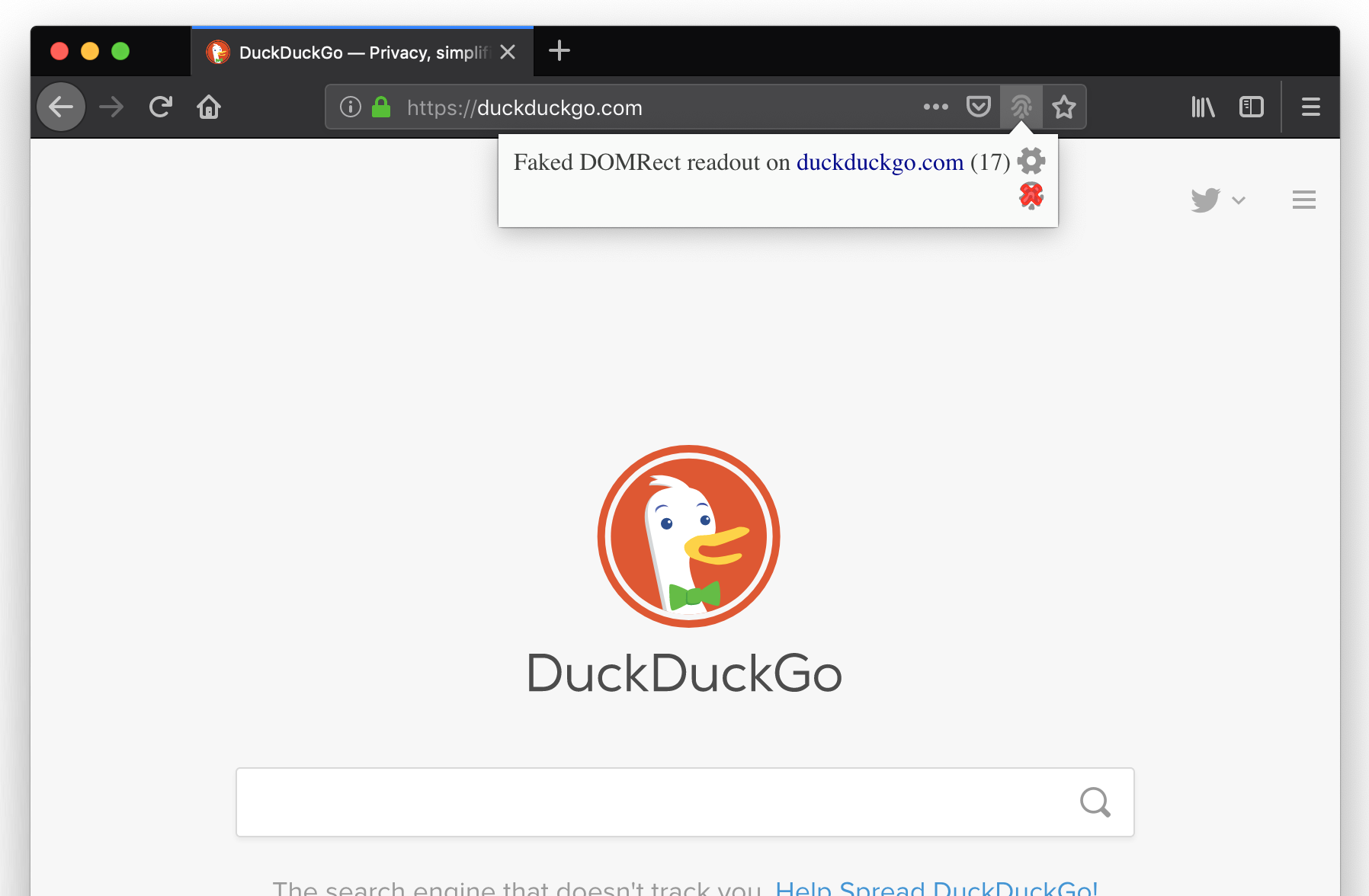 DuckDuckGo capture d'écran