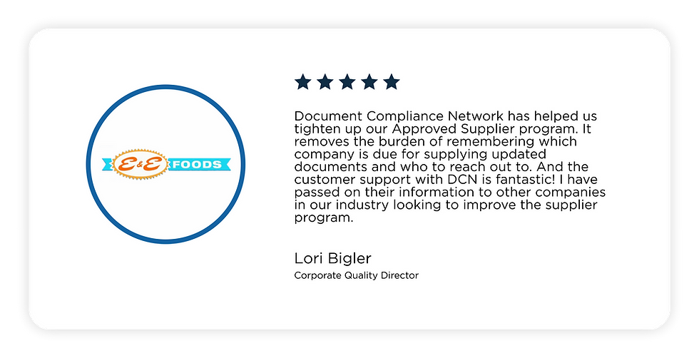 Document Compliance Network capture d'écran