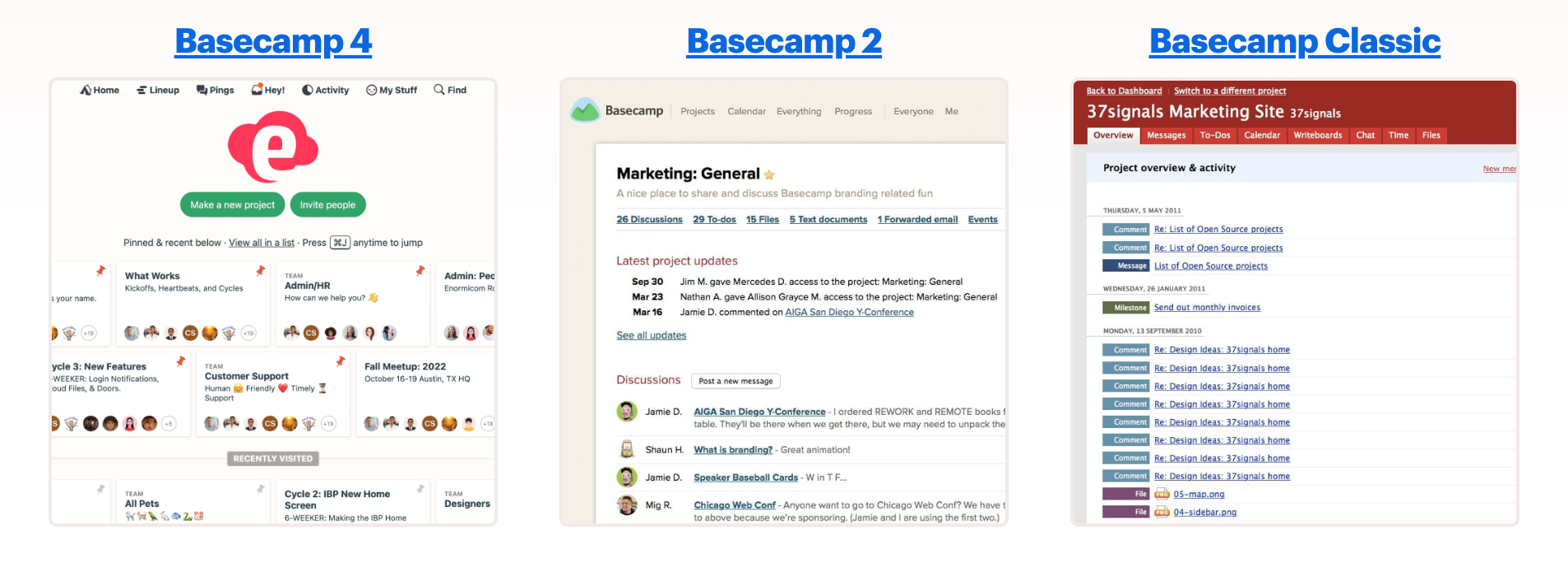 Basecamp capture d'écran