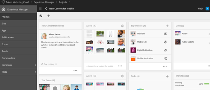 Adobe Experience Manager Assets Screenshot