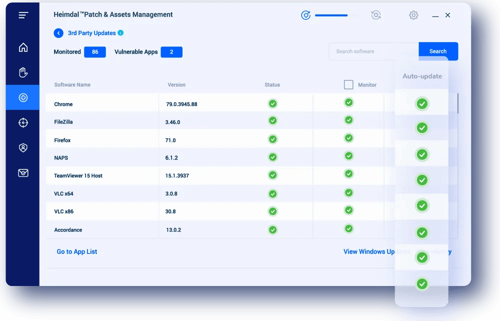 Heimdal Patch & Asset Management capture d'écran