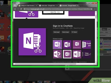 Microsoft OneNote capture d'écran